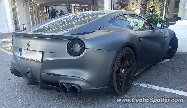 Ferrari F12 spotted in Marcela, Spain