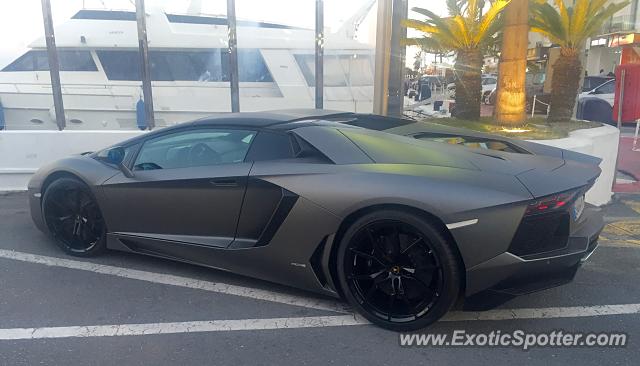 Lamborghini Aventador spotted in Marbella, Spain