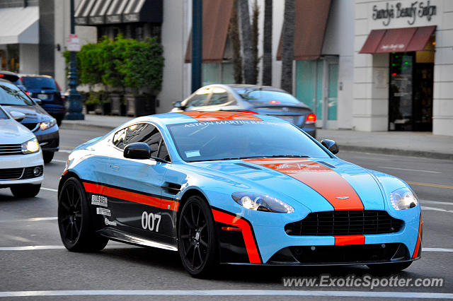 Aston Martin Vantage spotted in Beverly Hills, California