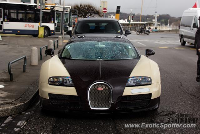 Bugatti Veyron spotted in Geneva, Switzerland