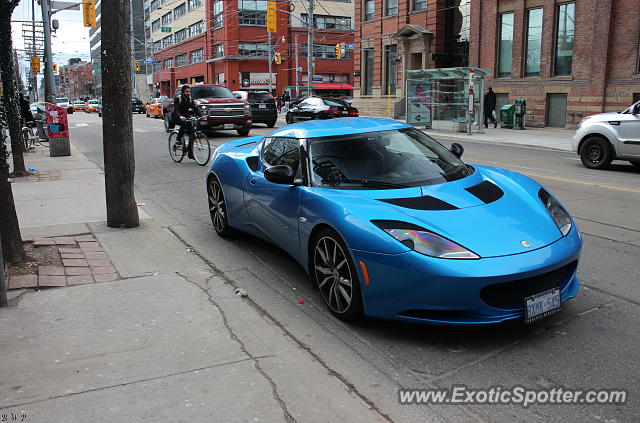 Lotus Evora spotted in Toronto, Canada