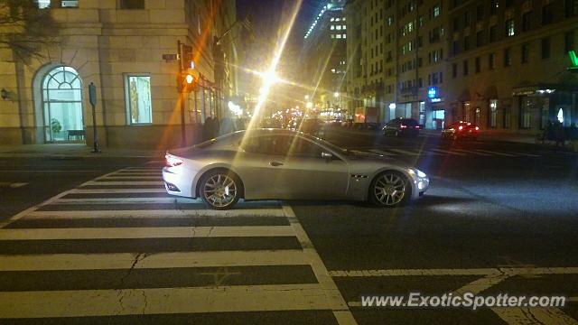 Maserati GranTurismo spotted in Washington DC, United States