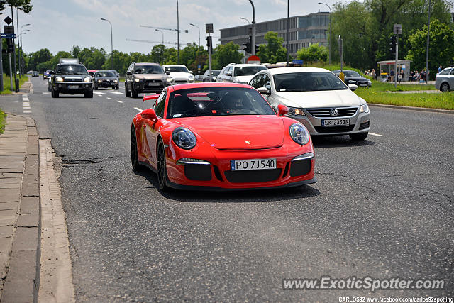 Porsche 911 GT3 spotted in Warsaw, Poland