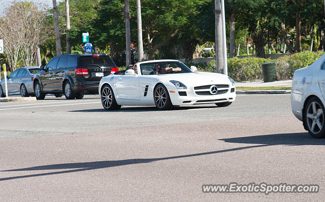 Mercedes SLS AMG spotted in Bird Key, Florida