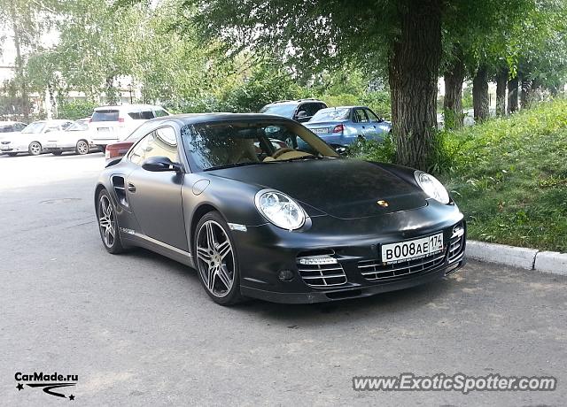 Porsche 911 Turbo spotted in Magnitogorsk, Russia
