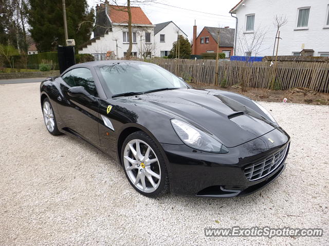 Ferrari California spotted in Grez doiceau, Belgium