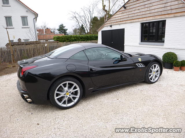 Ferrari California spotted in Grez doiceau, Belgium