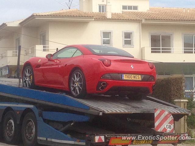 Ferrari California spotted in Boliqueime, Portugal