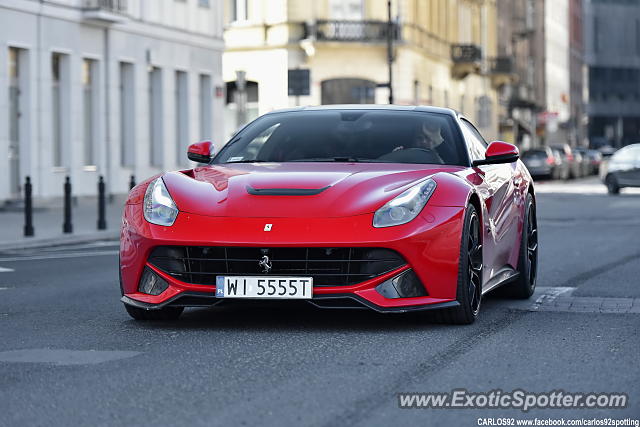 Ferrari F12 spotted in Warsaw, Poland