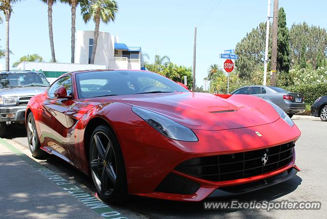 Ferrari F12 spotted in La Jolla, California