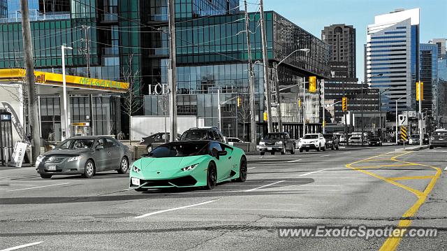Lamborghini Huracan spotted in Toronto, Canada