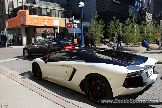 Lamborghini Aventador spotted in Toronto, Canada