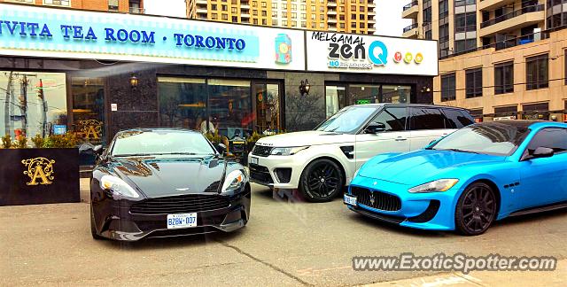 Aston Martin Vanquish spotted in Toronto, Canada
