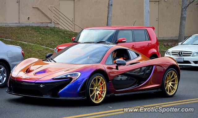 Mclaren P1 spotted in Rowland Heights, California