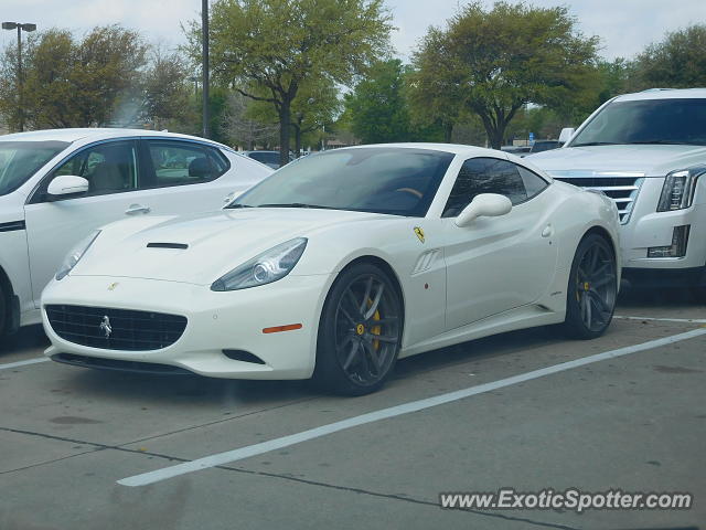 Ferrari California spotted in Frisco, Texas