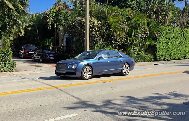 Bentley Flying Spur spotted in Palm Beach, Florida
