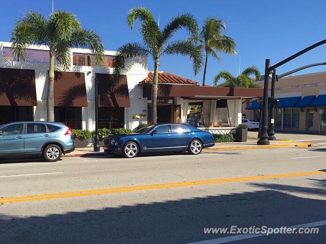Bentley Mulsanne spotted in Palm Beach, Florida
