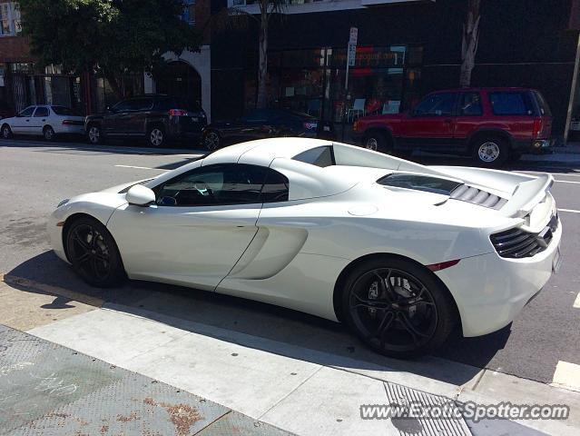 Mclaren MP4-12C spotted in San Francisco, United States