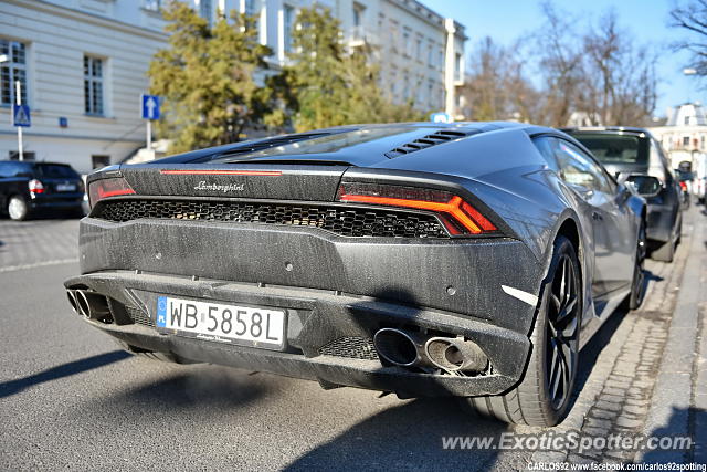 Lamborghini Huracan spotted in Warsaw, Poland