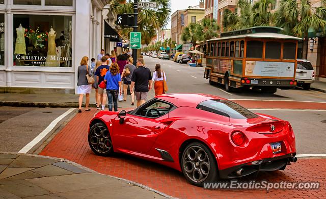 Alfa Romeo 4C spotted in Charleston, South Carolina