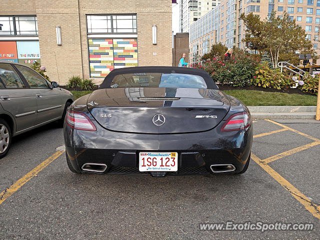 Mercedes SLS AMG spotted in Boston, Massachusetts