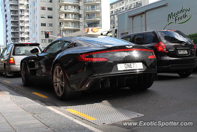 Aston Martin One-77 spotted in Auckland, New Zealand
