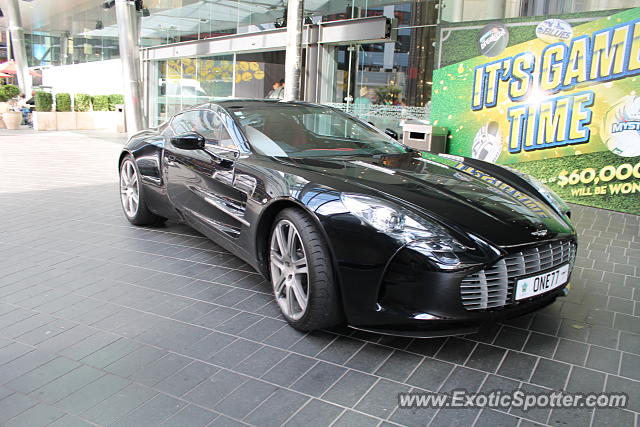 Aston Martin One-77 spotted in Auckland, New Zealand