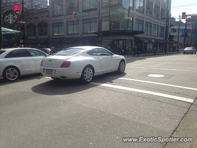 Bentley Continental spotted in Vancouver, Canada