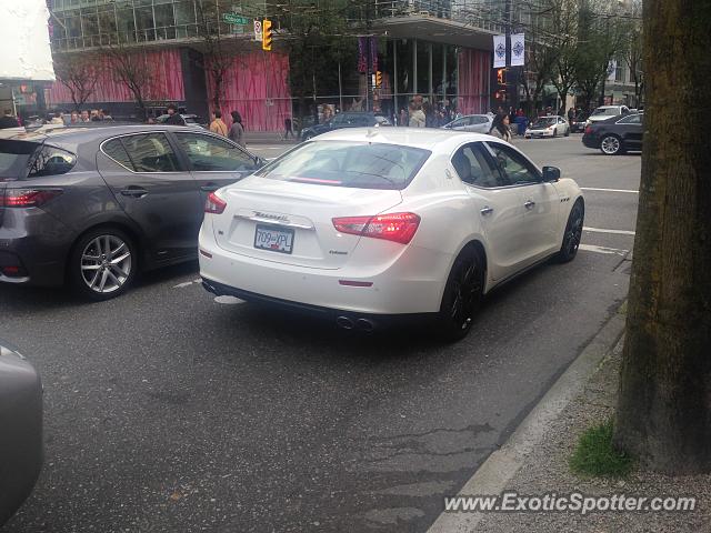 Maserati Ghibli spotted in Vancouver, Canada