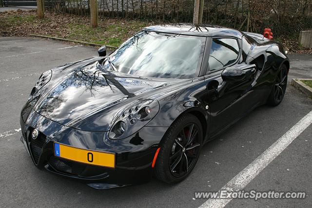 Alfa Romeo 4C spotted in Eigenbrakel, Belgium