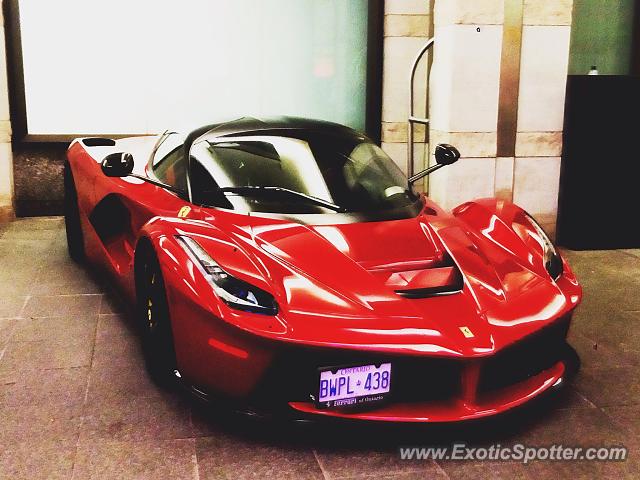 Ferrari LaFerrari spotted in Toronto, Canada