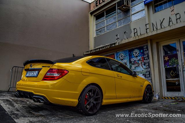 Mercedes C63 AMG Black Series spotted in Auckland, New Zealand