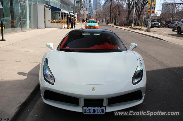 Ferrari 488 GTB spotted in Toronto, Canada