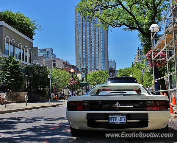 Ferrari Testarossa spotted in Toronto, Canada