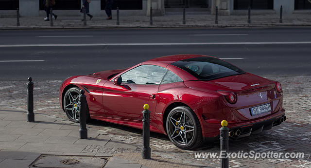 Ferrari California spotted in Warsaw, Poland