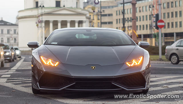 Lamborghini Huracan spotted in Warsaw, Poland