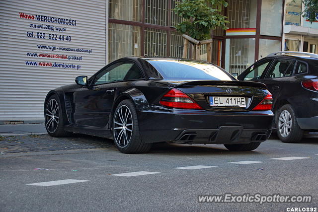 Mercedes SL 65 AMG spotted in Warsaw, Poland