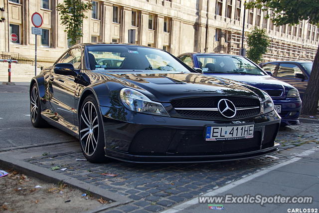 Mercedes SL 65 AMG spotted in Warsaw, Poland