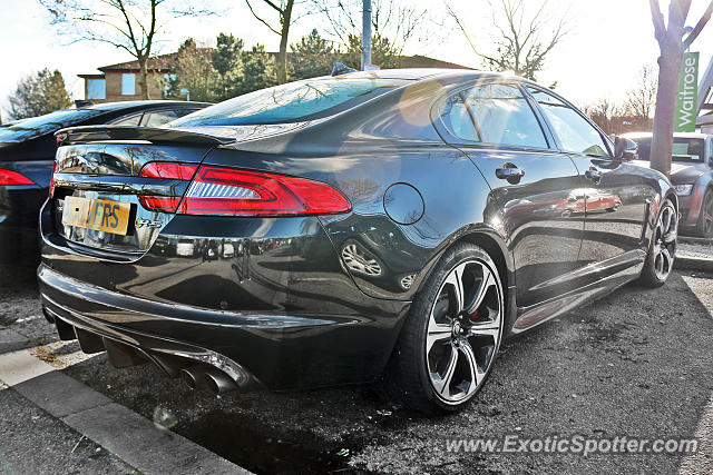 Jaguar XKR-S spotted in Birchanger Green, United Kingdom