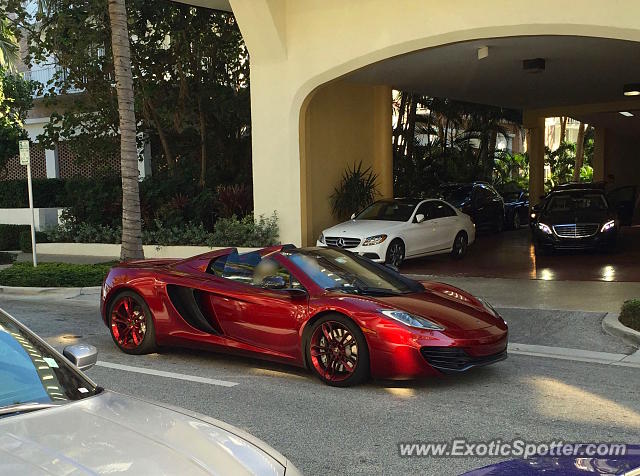 Mclaren MP4-12C spotted in Palm Beach, Florida