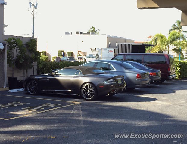 Aston Martin DBS spotted in Palm Beach, Florida