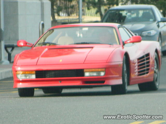 Ferrari Testarossa spotted in Asbury Park, New Jersey