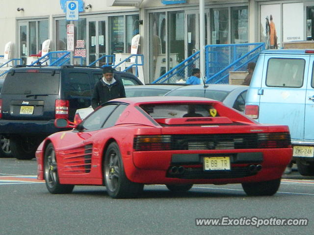Ferrari Testarossa spotted in Asbury Park, New Jersey