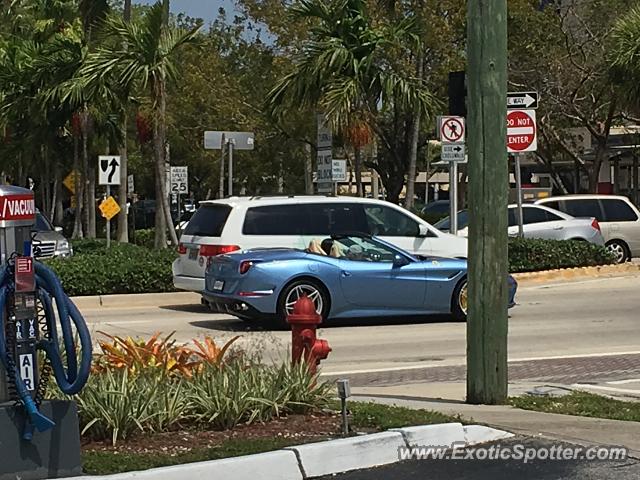 Ferrari California spotted in Fort Lauderdale, Florida