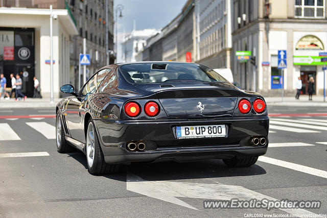 Ferrari 550 spotted in Warsaw, Poland