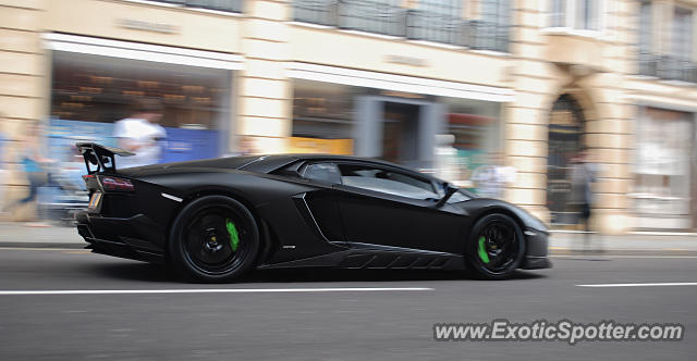 Lamborghini Aventador spotted in London, United Kingdom