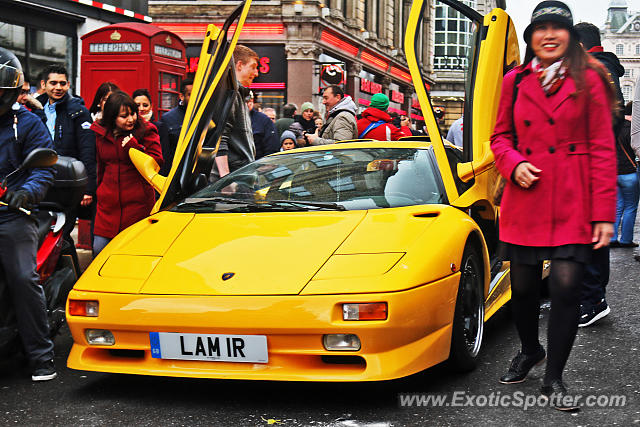 Lamborghini Diablo spotted in London, United Kingdom