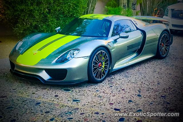 Porsche 918 Spyder spotted in Phoenix, Arizona