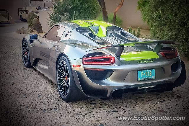Porsche 918 Spyder spotted in Phoenix, Arizona