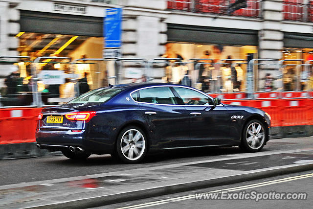 Maserati Quattroporte spotted in London, United Kingdom